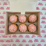Baby Pink Cupcakes - 6 Box