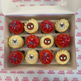 Spiderman Cupcakes