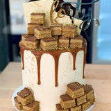 Choc Caramel Slice Cake