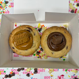Biscoff & Nutella Cookie Pies