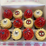 Spiderman Cupcakes