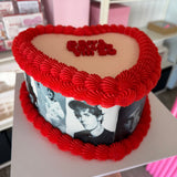 Justin Bieber Heart Cake