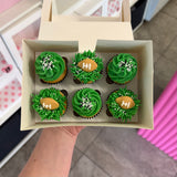 Footy Cupcakes - 6 Box