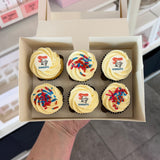 Newcastle Knights Cupcakes - 6 Box