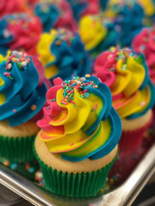 Rainbow Cupcakes - 6 Box