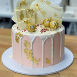 Pink, Gold Leaf & Ferreros